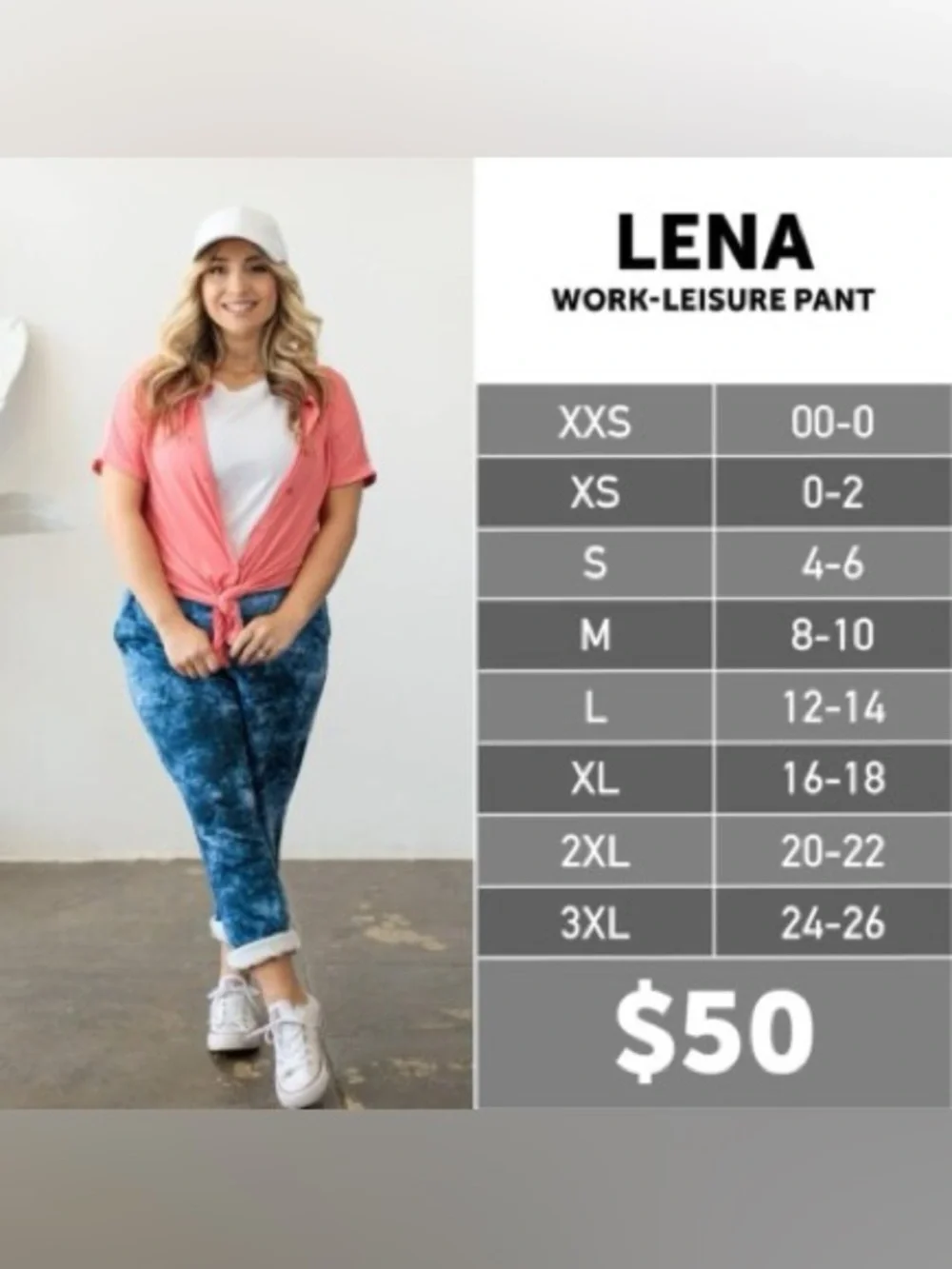 LuLaRoe Lena Work Leisure Pants in Camo - Picture 4 of 4